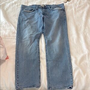 Madewell Blue Straight Jeans Athletic slim 38 waist 30” inseam